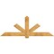 Ekena Millwork Kennewick Rough Sawn Timber Gable Bracket, Western Red Cedar, 84"W x 31"H x 2"D x 6"F, 9/12 Pitch GBW084X31X0206KEN00RWR - alternate 1